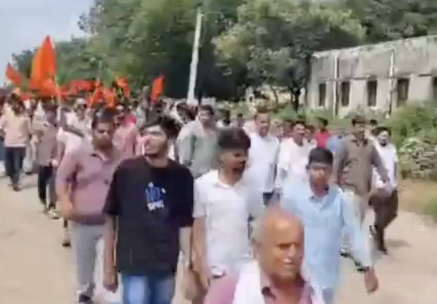 Anti-Muslim slogans raised in a protest rally organised by various far-right organisations in Bijoliya