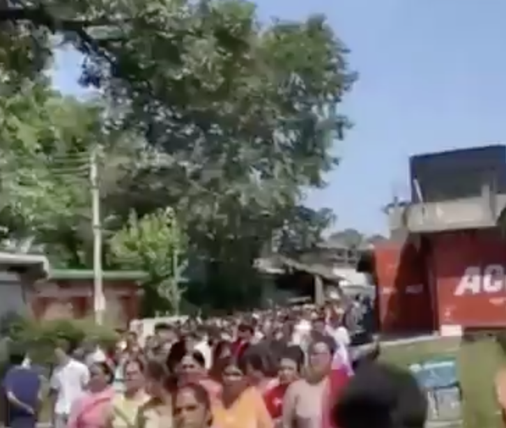 Provocative anti-muslim slogans raised in a rally organized by Vishwa Hindu Parishad