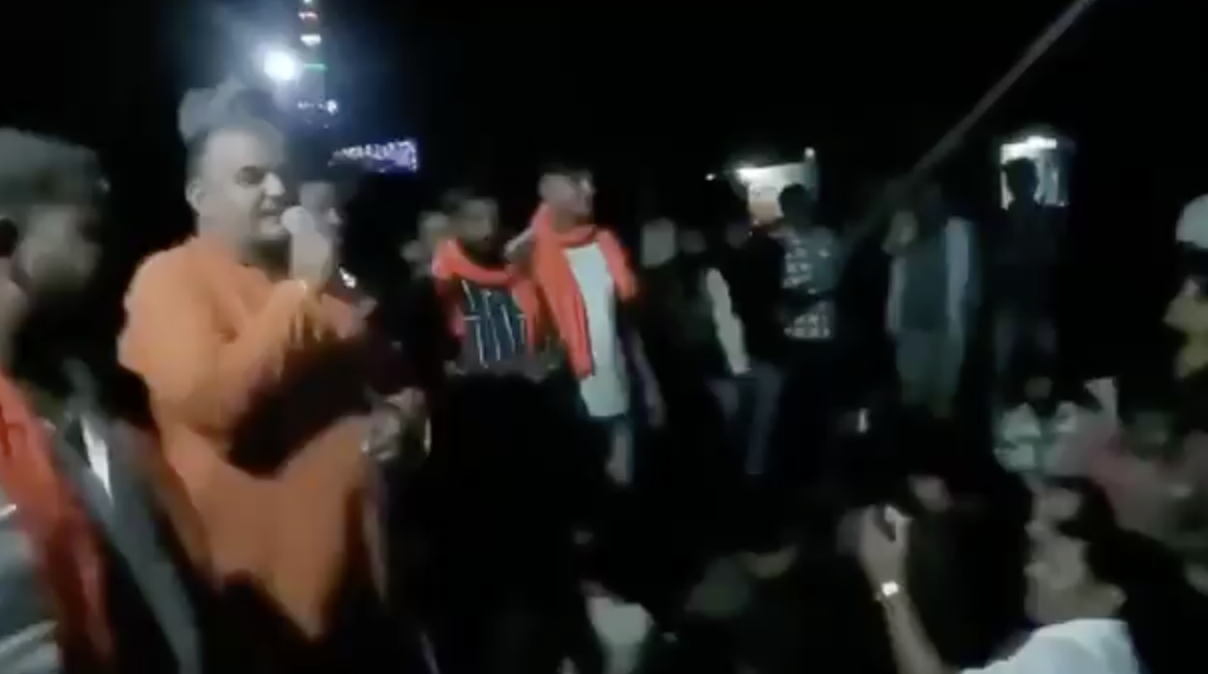 BJP leader Sandeep Raghuwanshi delivers a provocative anti-Muslim speech in Banka Nanganpur