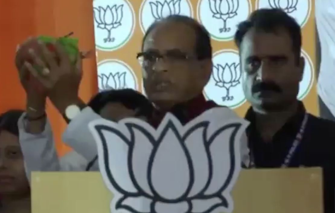 BJP leader Shivraj Singh Chouhan promotes anti-Muslim conspiracy of “love jihad and land jihad”