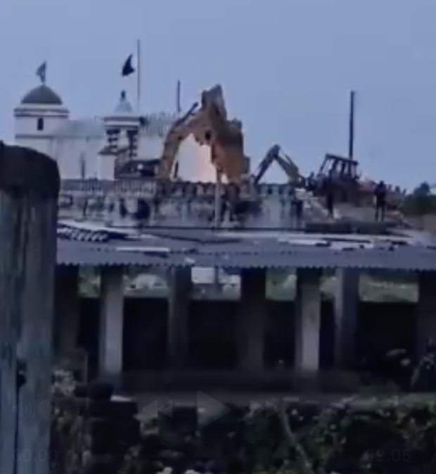 Authorities razed a 500-year-old graveyard, mosque, and dargah in Gir Somnath
