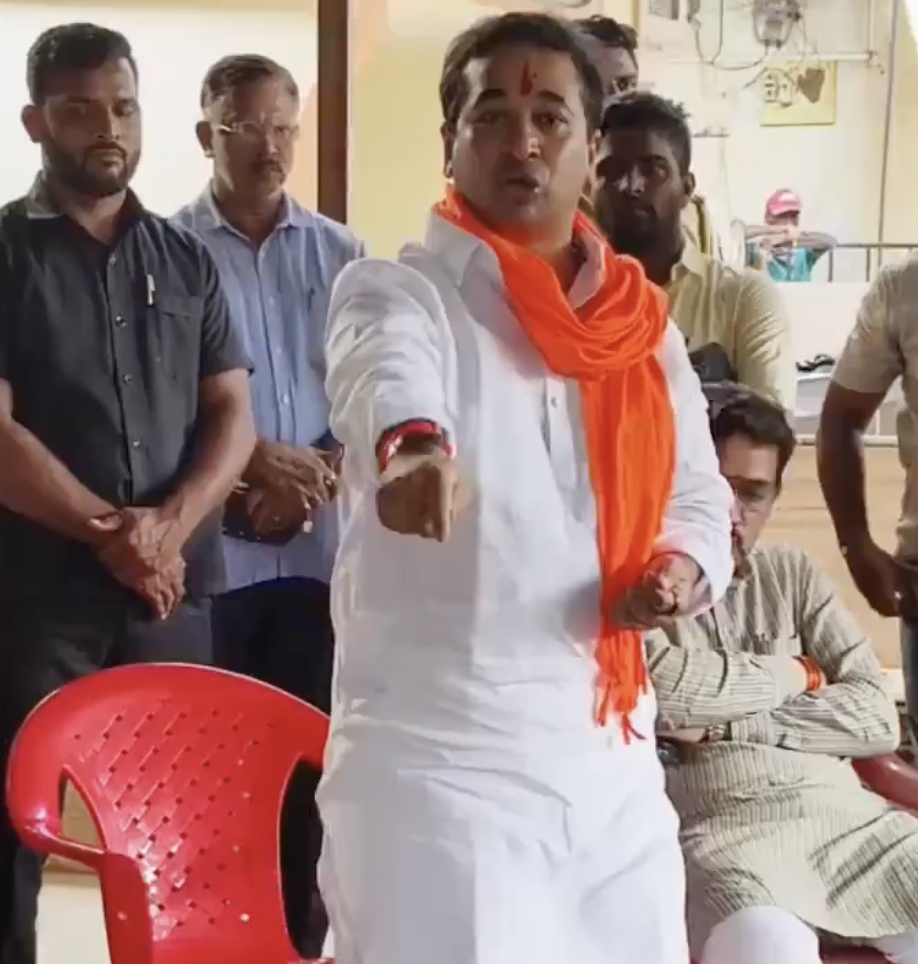 BJP leader Nitesh Rane indulges in anti-Muslim fear-mongering and promotes hatred in Raigad
