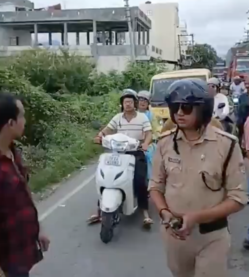 Local Hindu far-right supporters vandalized store of a Muslim man in Haldwani