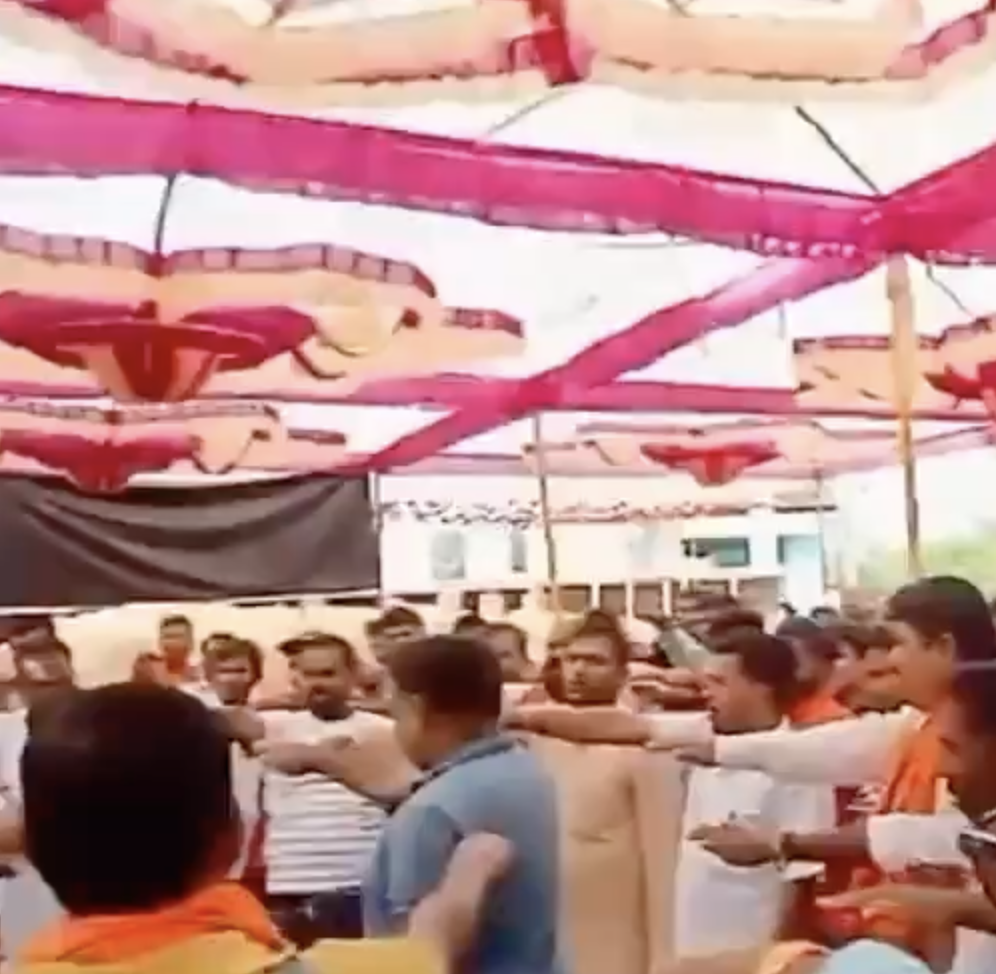 Oath condoning violence administered at a VHP event