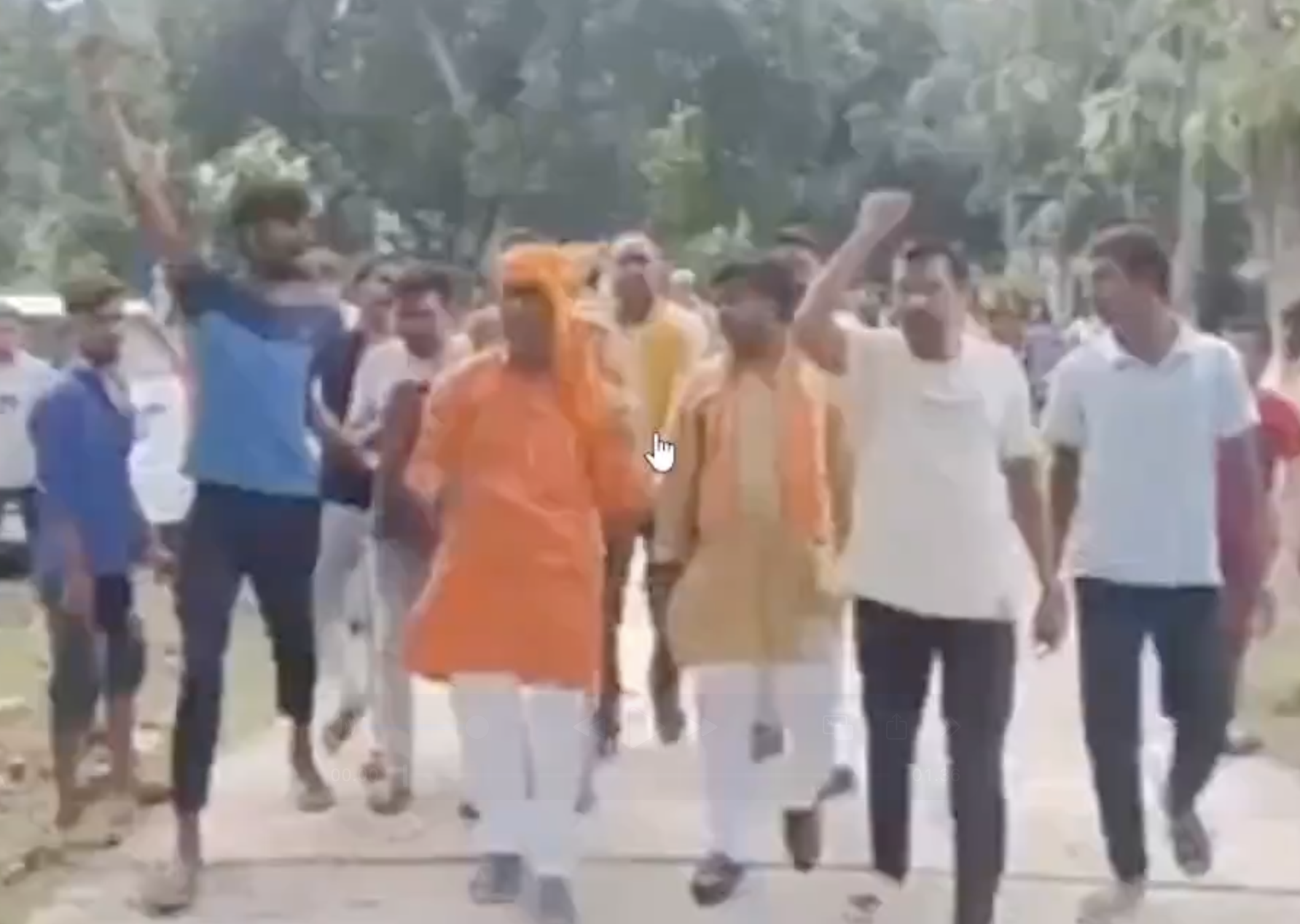 Far-right supporters disrupted a Christian prayer meet alleging religious conversions