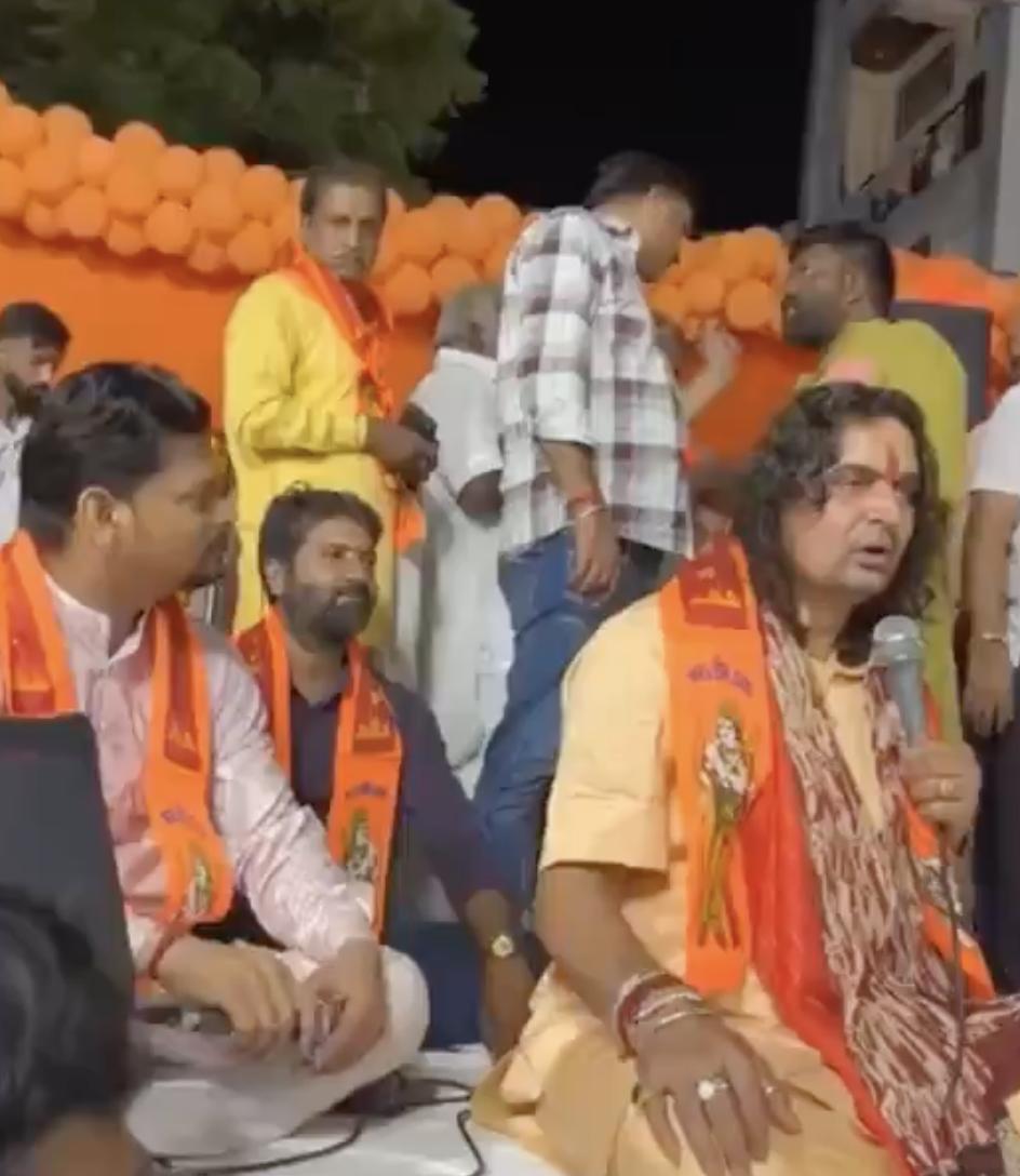 BJP legislator Balmukund Acaharya delivers communal speech in Jaipur