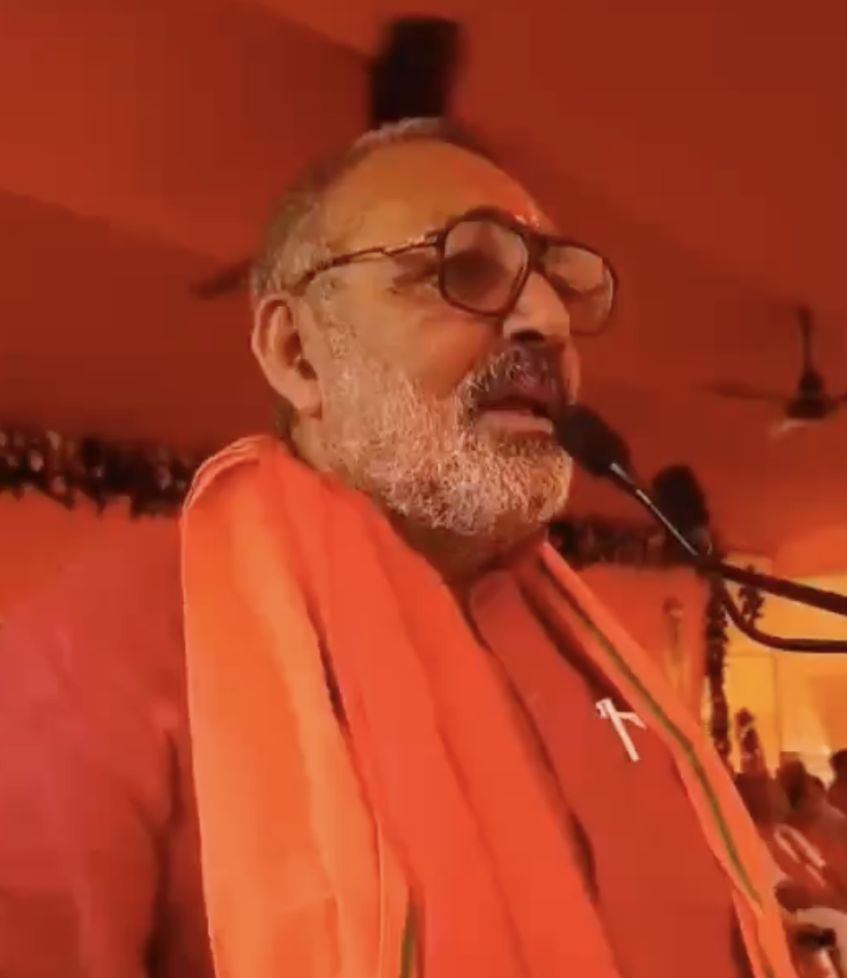 Giriraj Singh leader promotes anti-Muslim conspiracy theories in Katihar