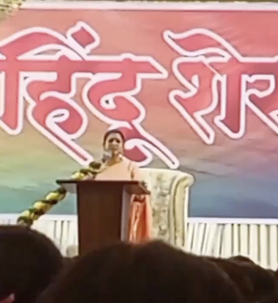 Kajal Shingala delivers anti-Muslim speech in Thane West