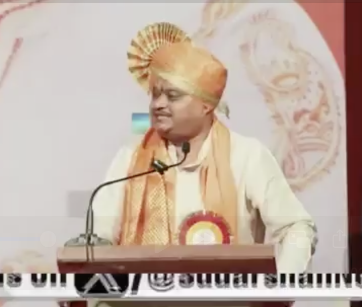 Suresh Chavanke delivers anti-Muslim, anti-Christian hate speech