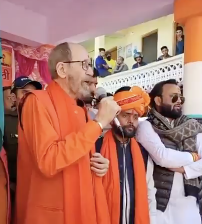 Swami Darshan Bharti delivers anti-Muslim hate speech in Uttarakashi