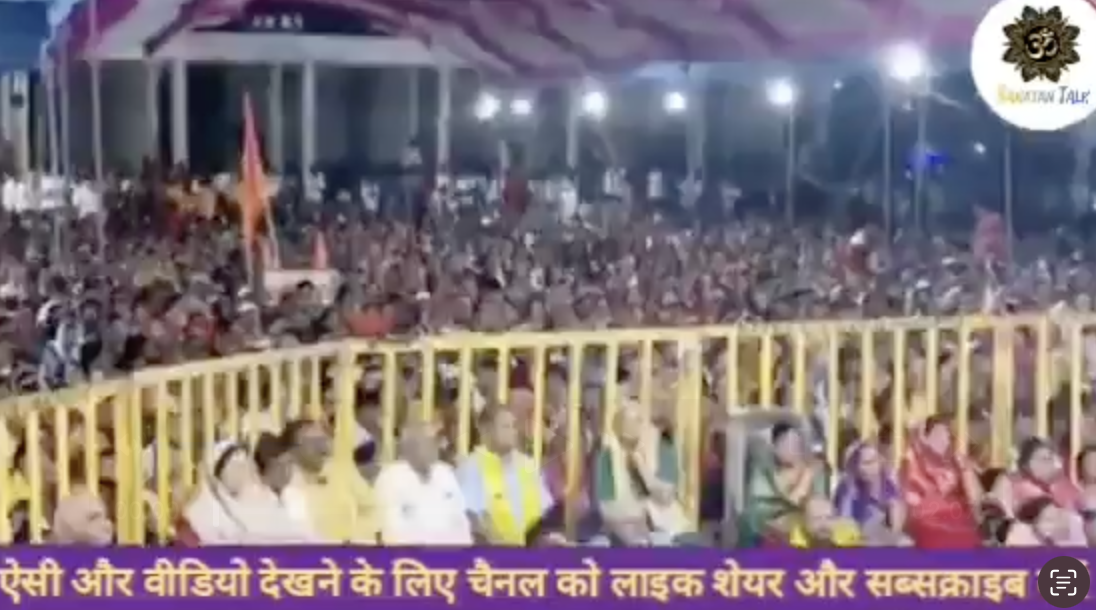 Hindu far-right influencer Gauttam Khattar delivers an inflammatory speech at Bhageshwar Dham Katha, demonising Muslims and Christians