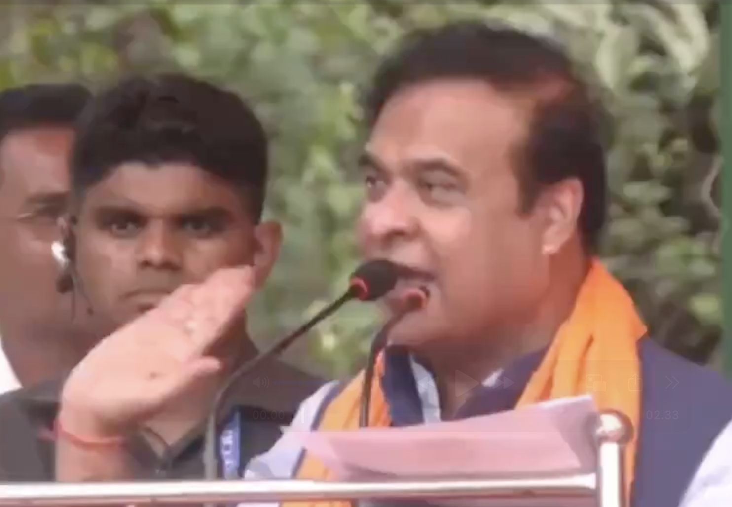Assam CM Himanta Biswa Sarma dog whistles against Muslims in Jamshedpur