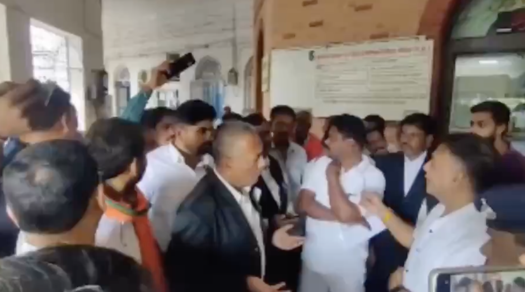 VHP-Bajrang Dal members stop an interfaith marriage