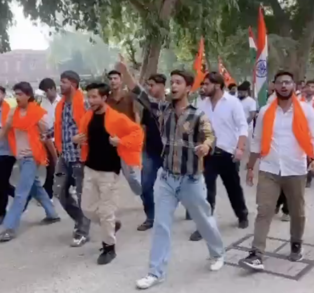 Cow Vigilantes protest in Jammu