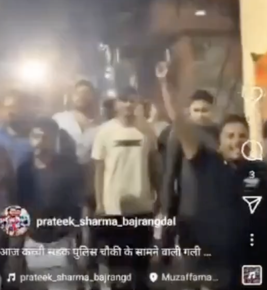 Bajrang Dal leader led a hate rally against Muslims in Muzaffarnagar