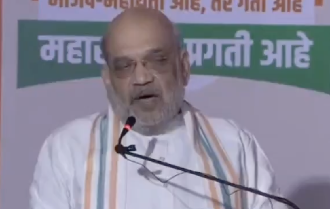 Home Minister Amit Shah delivers fear speech in Mumbai