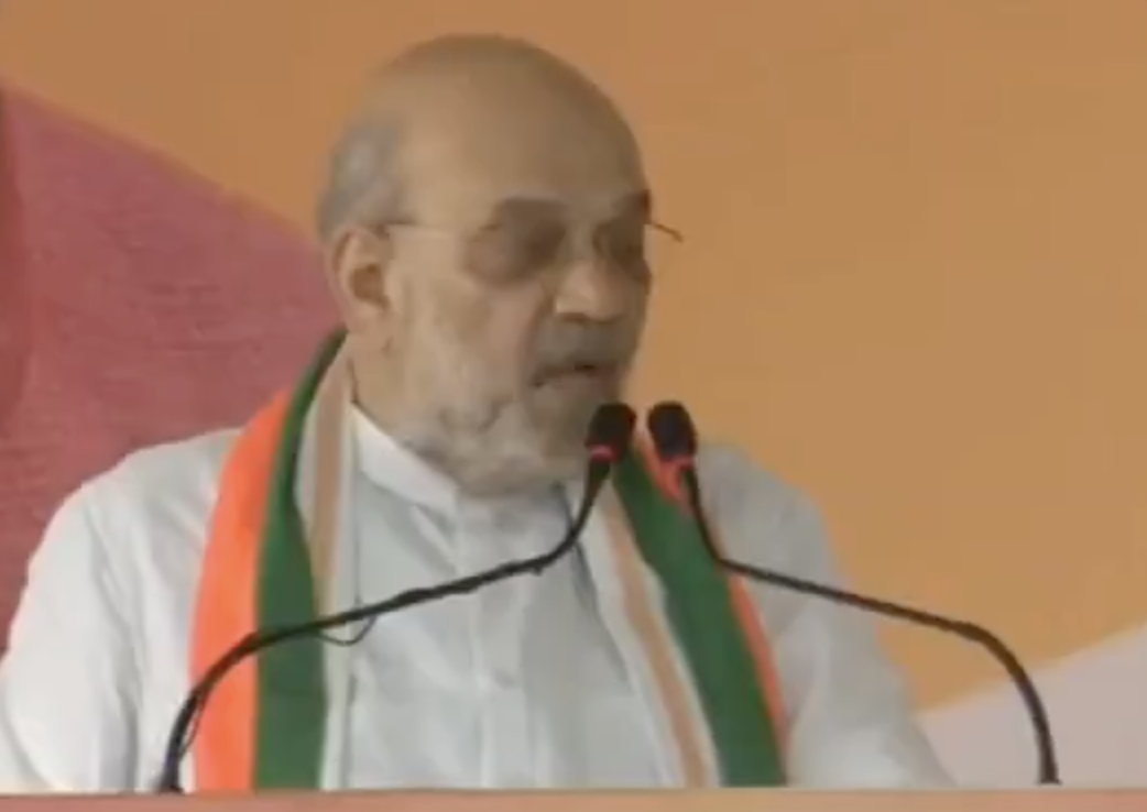 Home Minister Amit Shah delivers fear speech in Malkapur