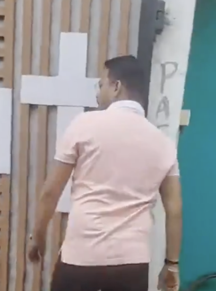 BJP leader Anshu Tuteja led a protest outside a Christian pastor’s house over false allegations of religious conversion