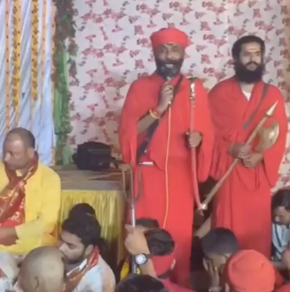 Monk Madhuram Sharan Shiva calls for boycott of Muslim shops