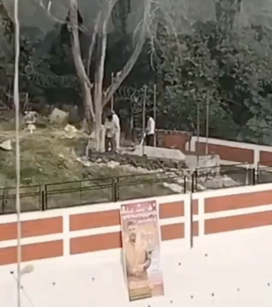 Mob demolished a mazar located within the premises of Doon School in Dehradun