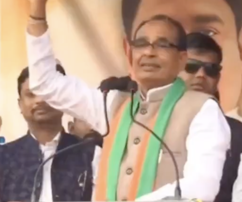 Agriculture minister Shivraj Singh Chouhan delivers fear speech in Deoghar