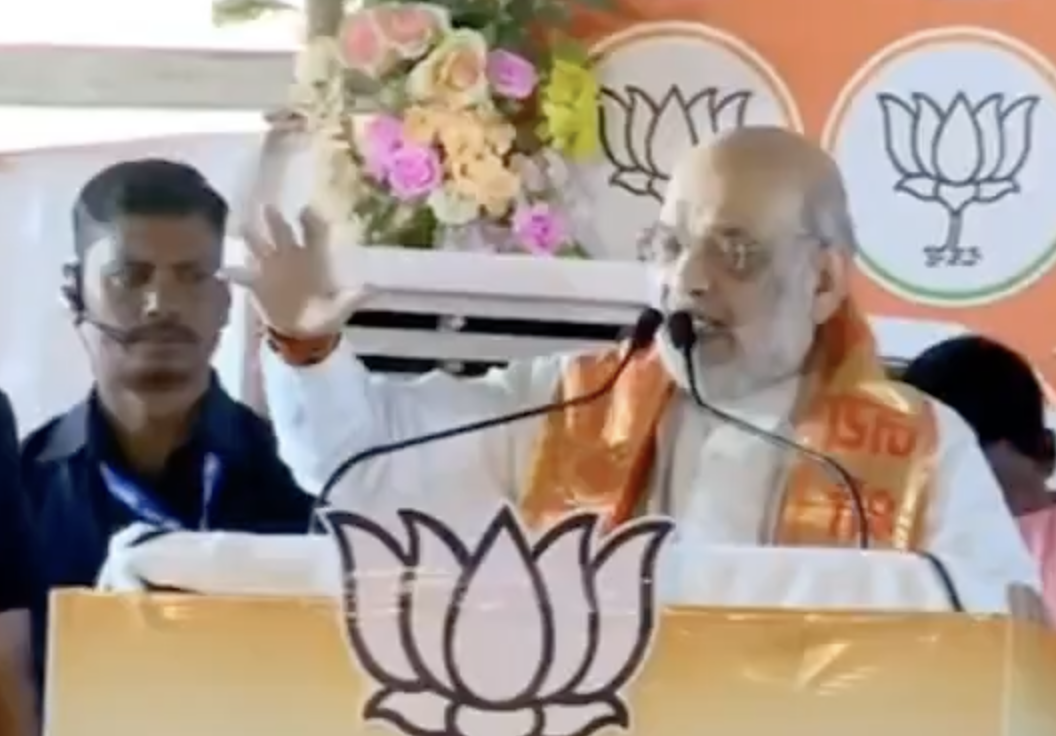 Home Minister Amit Shah delivers fear speech in Giridih