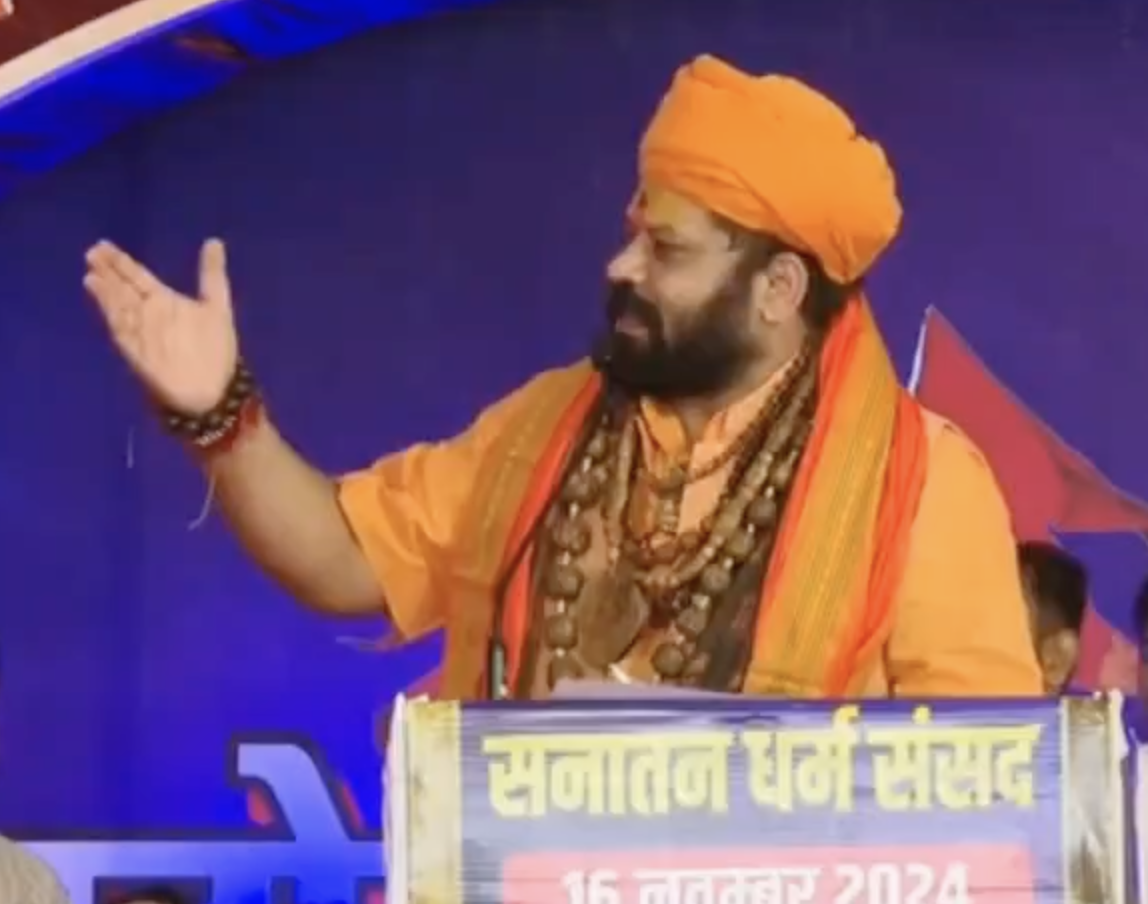 BJP legislator T. Raja Singh delivers hate speech at Sanatan Dharma Sansad in Delhi