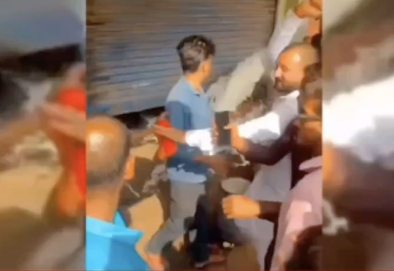Bajrang Dal members physically assaulted shopkeepers who refused to close their shops during a protest against ‘Love Jihad’ and ‘Land Jihad’