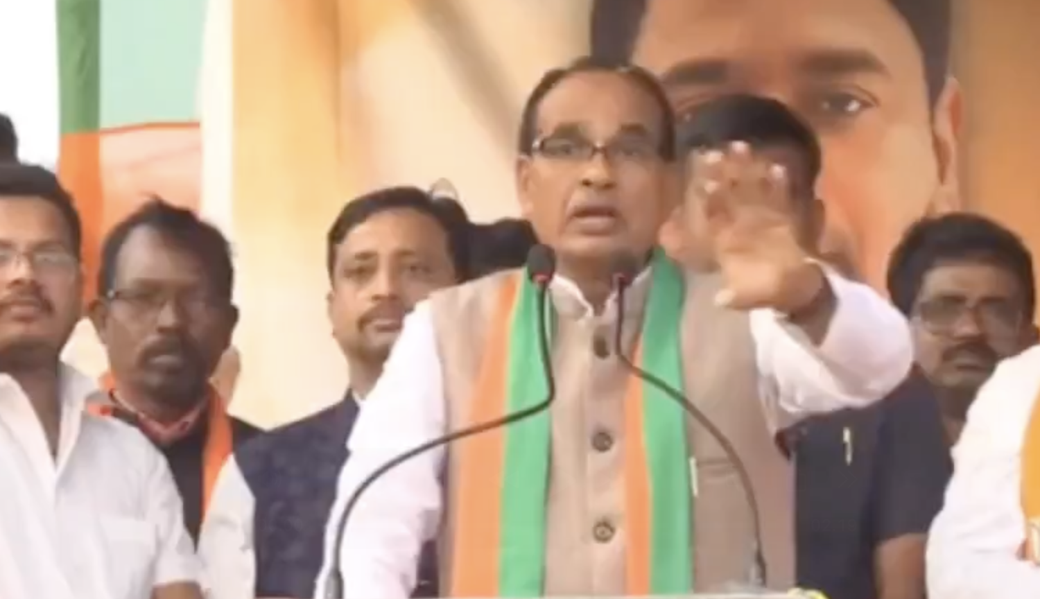 Agriculture Minister Shivraj Singh Chouhan delivers fear speech in Litipara