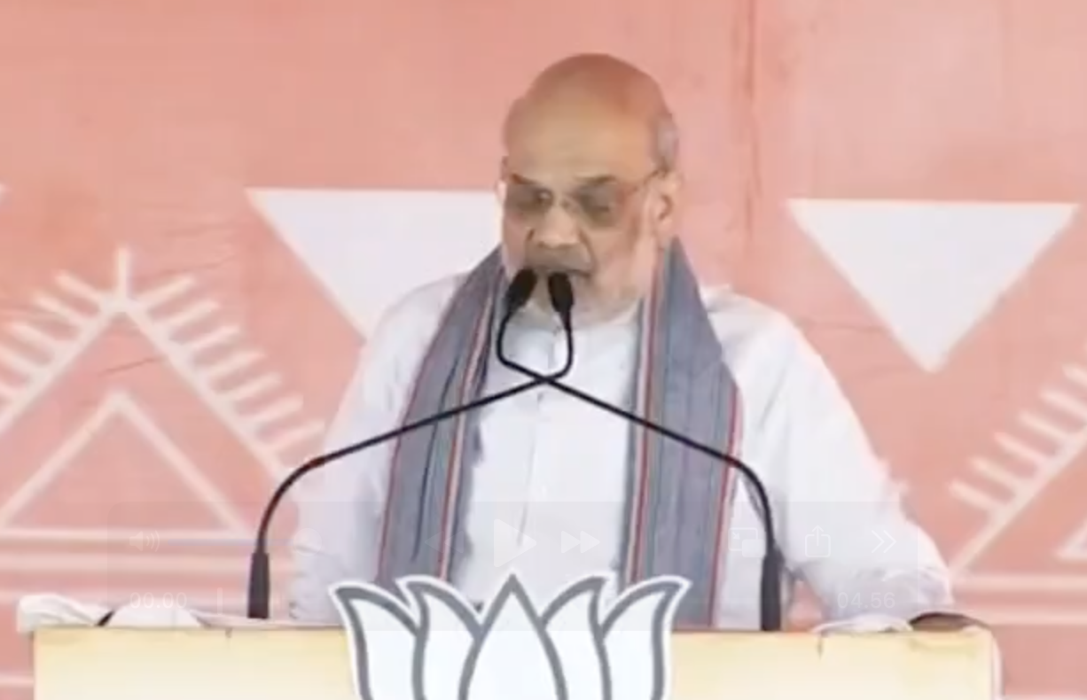 Home Minister Amit Shah delivers fear-speech in Dumka