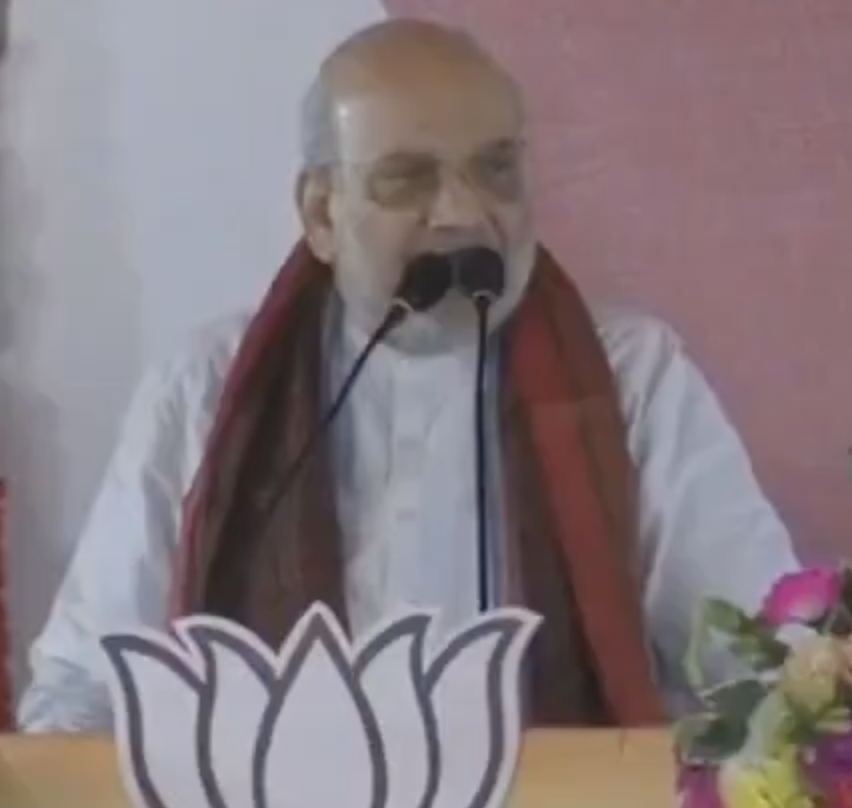 Home Minister Amit Shah delivers fear-speech in Dhanwar