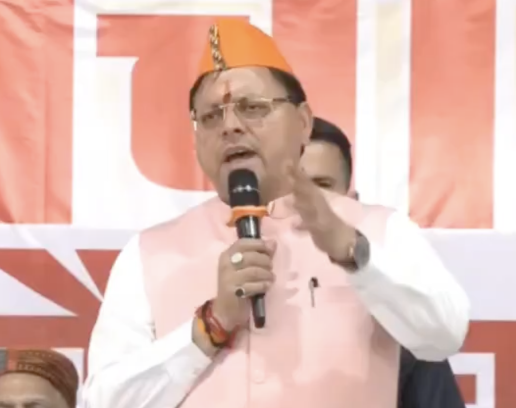 Uttarakhand Chief Minister Pushkar Dhami promotes anti-Muslim conspiracy theories in Thane