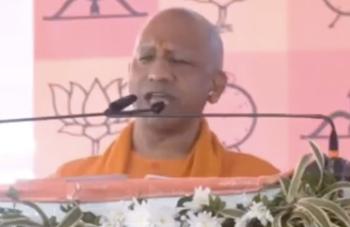 Uttar Pradesh Chief Minister Yogi Adityanath delivers hate speech in Kolhapur