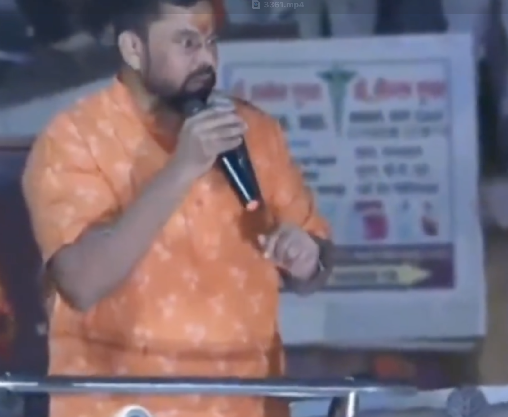 BJP legislator T Raja Singh delivers hate speech in Orchha