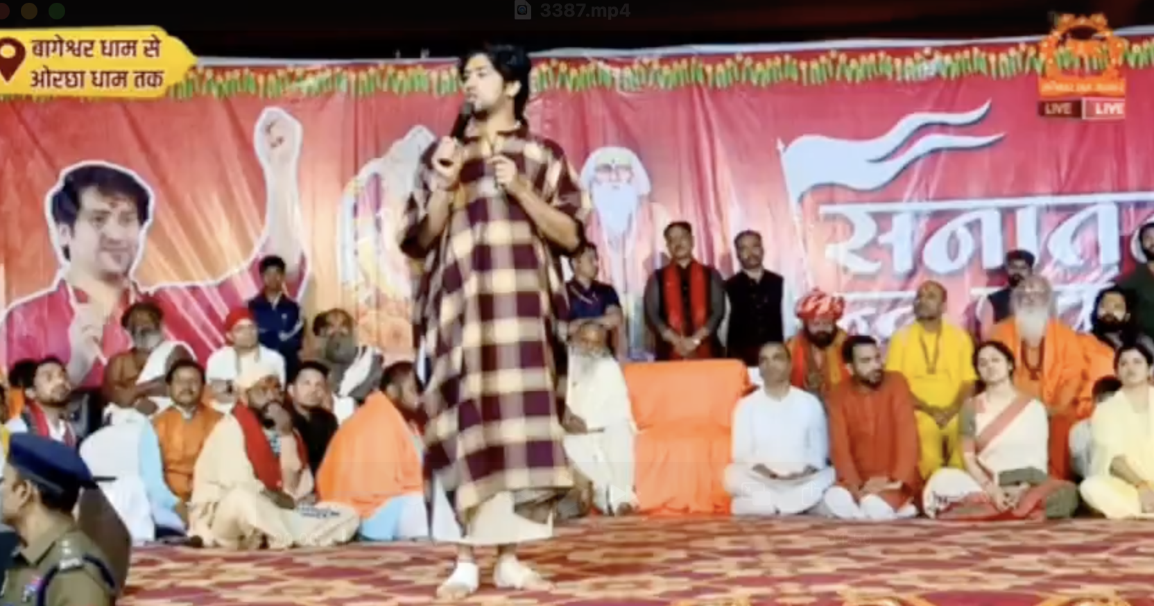 Multiple hate speeches at Sanatan Hindu Ekta Padyatra in Orocha