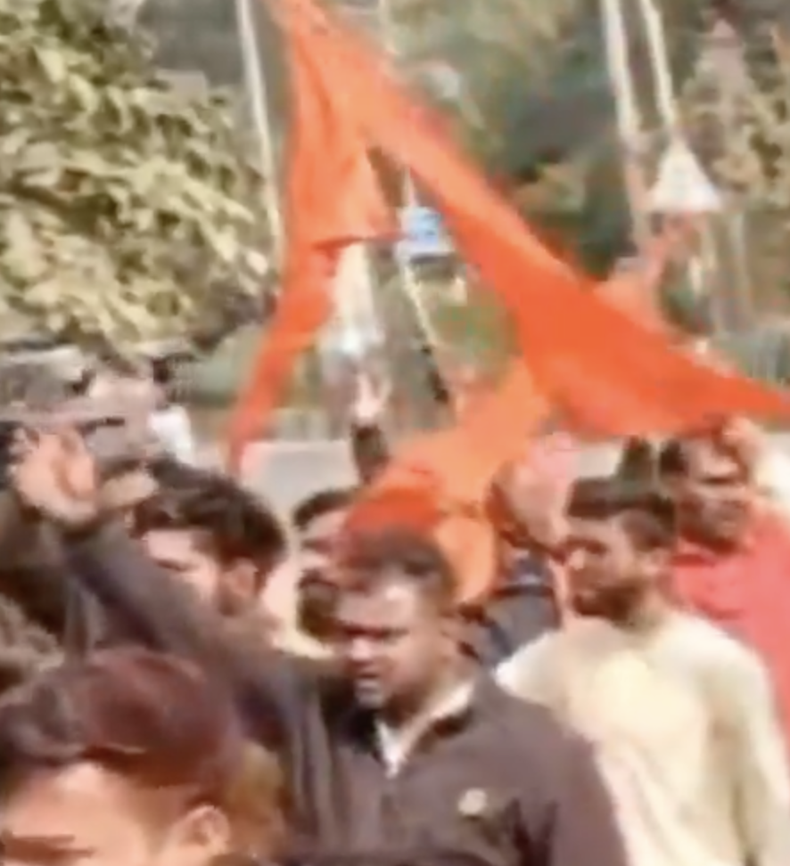 Bajrang Dal lays siege to collectorate, protests inaction on ‘love jihad,’ ‘land jihad,’ and cow slaughter