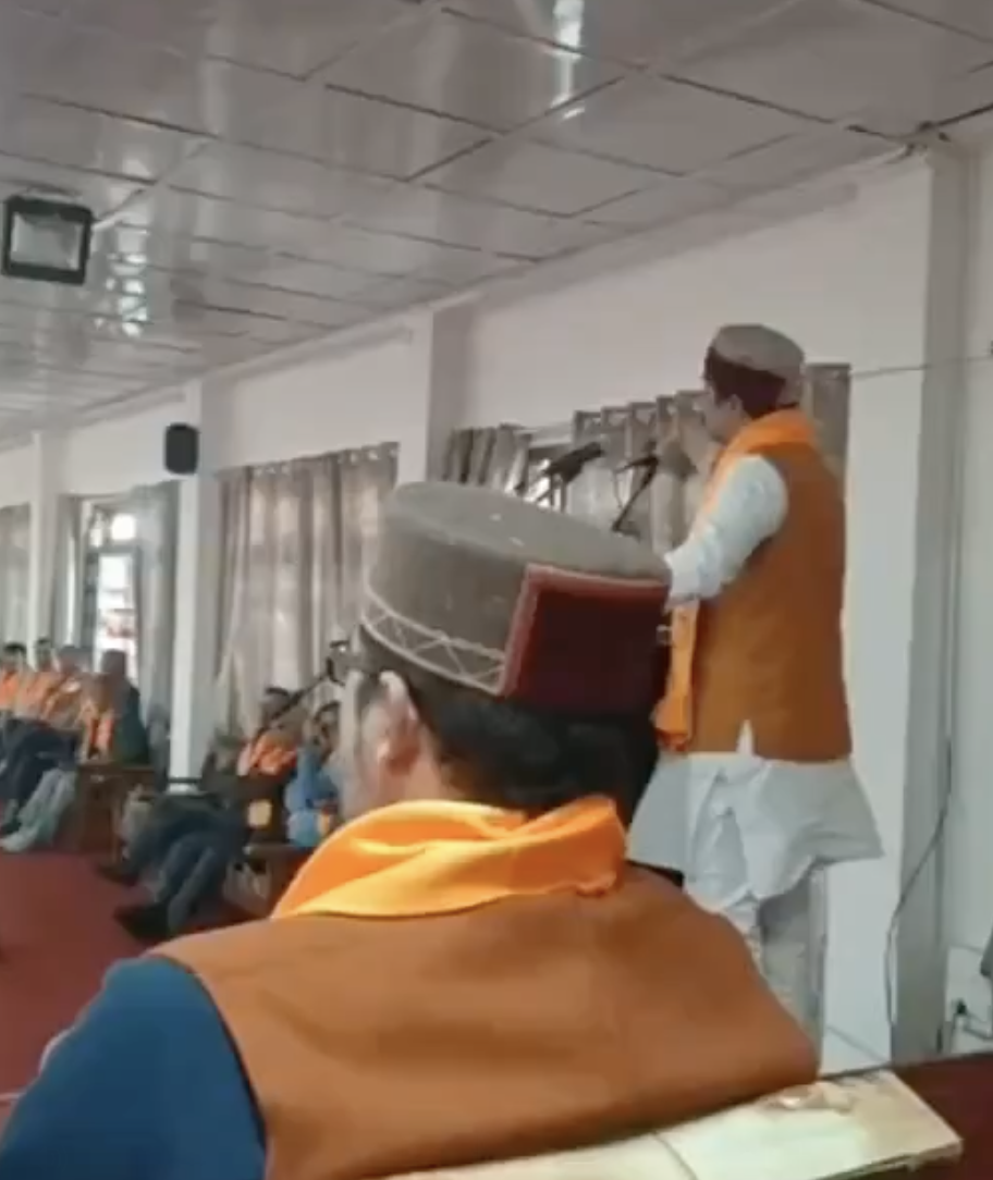 Bajrang Dal leader Neeraj Doneria delivers hate speech against Muslims in Shimla
