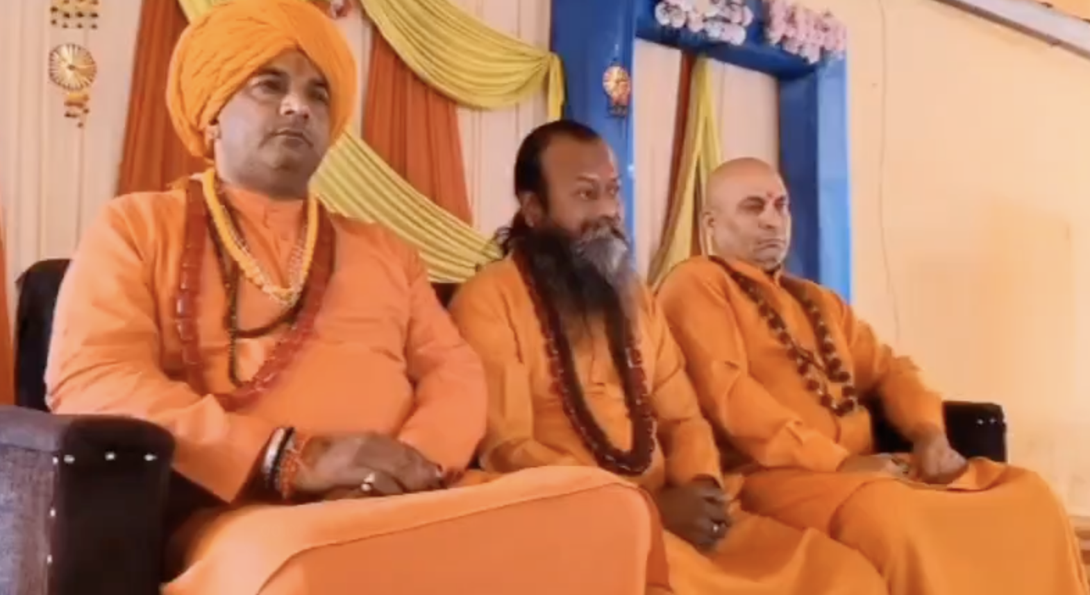 Far-right monk at Vishwa Dharma Sansad spreads hate, accuses Muslims of cannibalism