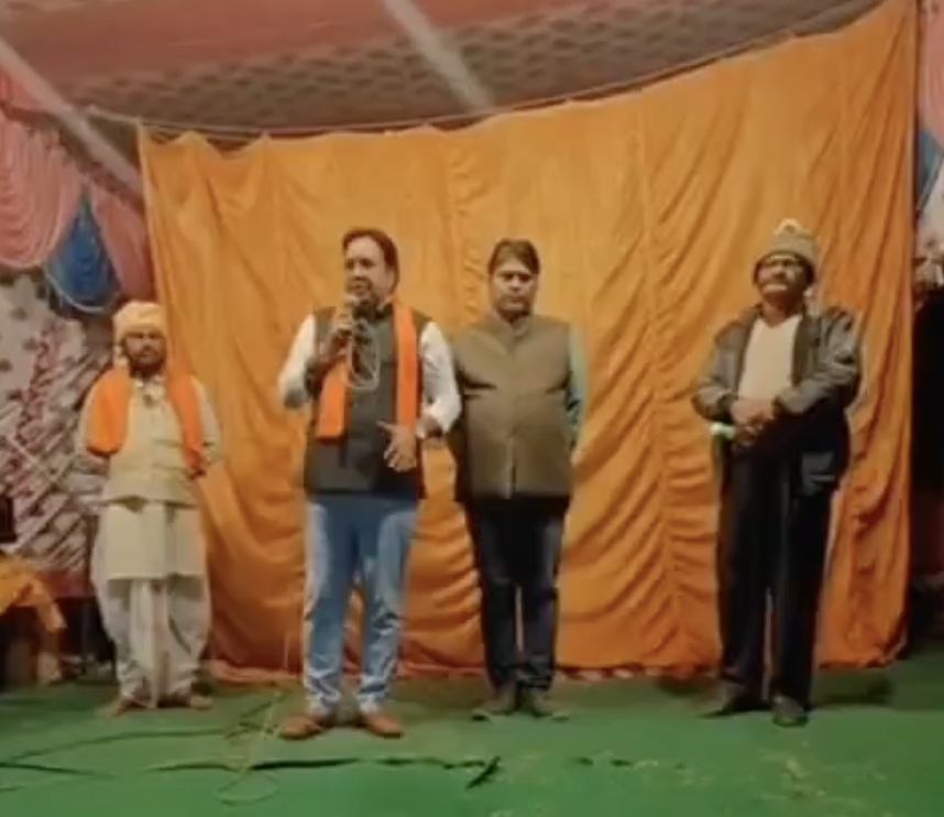 Bajrang Dal leader glorifies babri masjid demolition, spreads fear of religious conversions