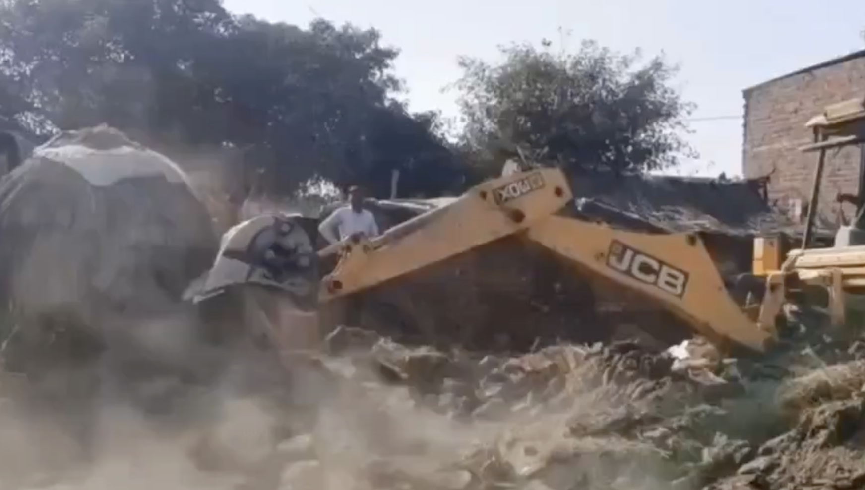 Bulldozer demolition of Muslim settlement follows Bajrang Dal protest over ‘land jihad’ claims
