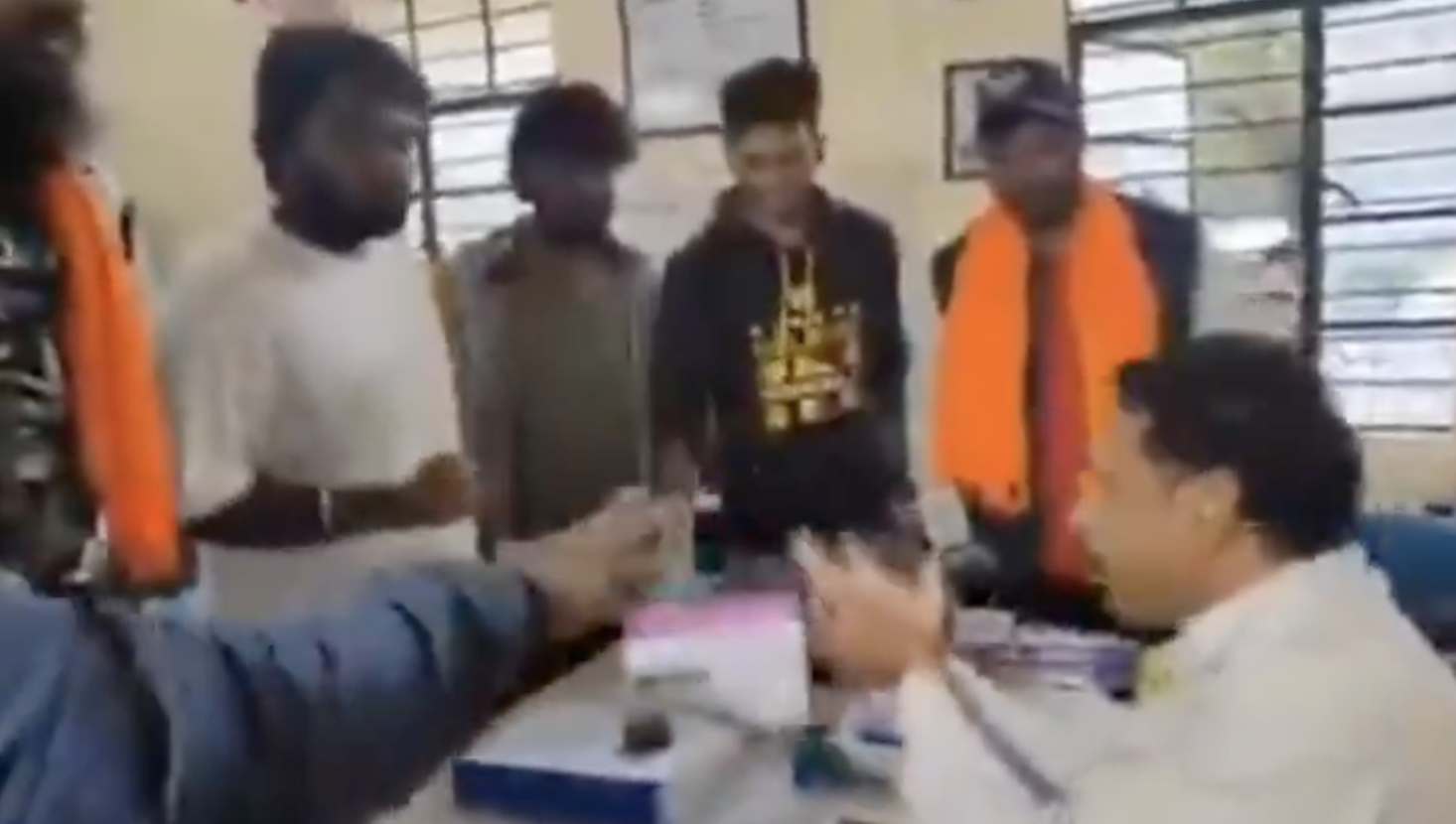 Dalit professor assaulted by Bajrang Dal members at university in Tirupati