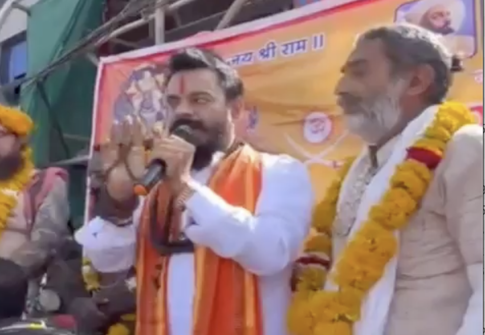 HRS leader Sandeep Kumar delivers inflammatory speech, spreading hate and conspiracy theories