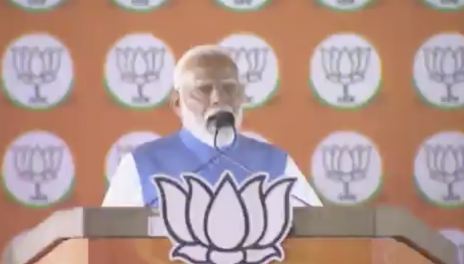 PM Modi delivers communal speech in Dwarka