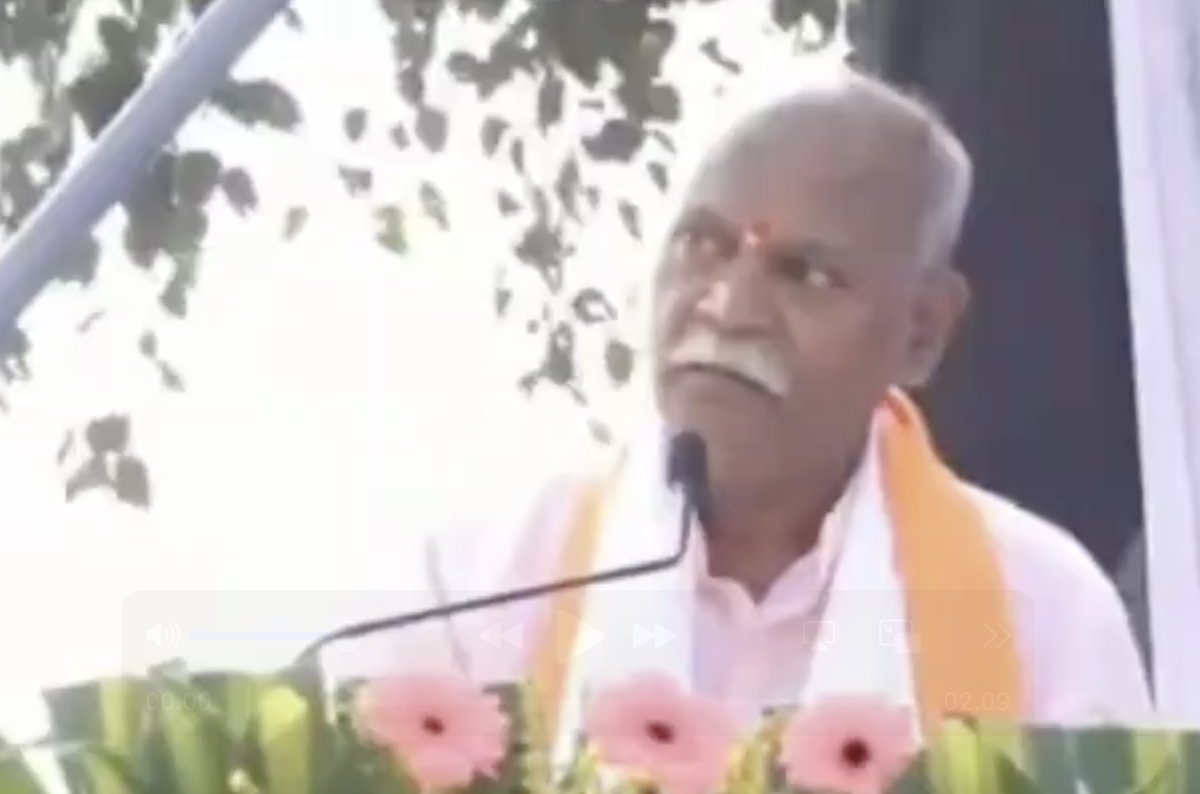 VHP Leader Shankar Gaikar Spreads ‘Love Jihad’ Conspiracy at Hanuman Mala Event