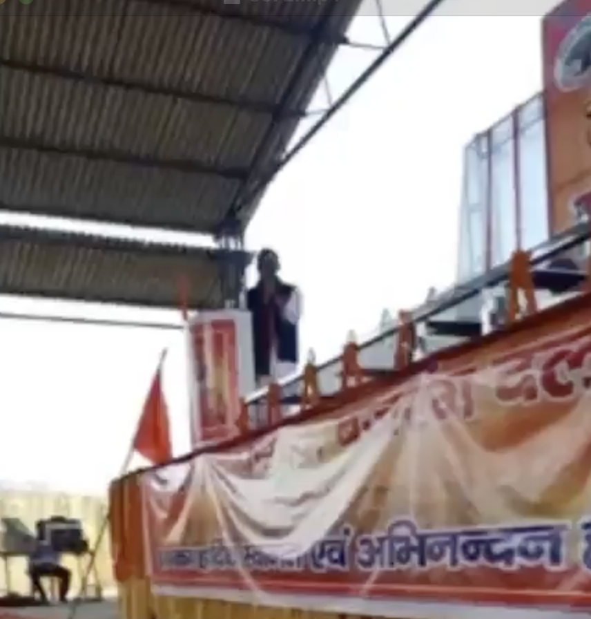VHP-Bajrang Dal Leader Delivers Dangerous Anti-Muslim Speech in Dhampur