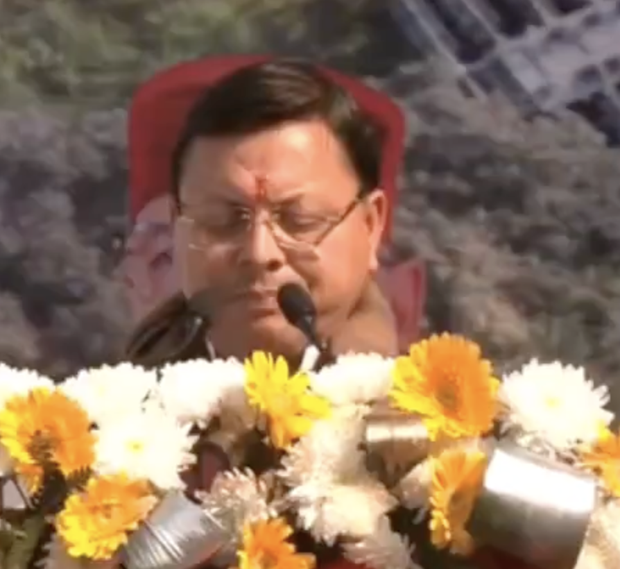 Uttarakhand CM Pushkar Singh Dhami Promotes ‘Spit Jihad’ and ‘Land Jihad’ Conspiracies at Sports Complex Inauguration