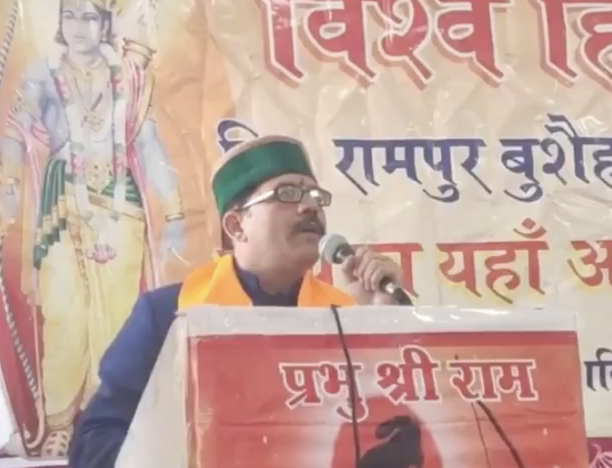VHP Leader Glorifies Babri Masjid Demolition, Issues Threats Against Muslims in Himachal Pradesh