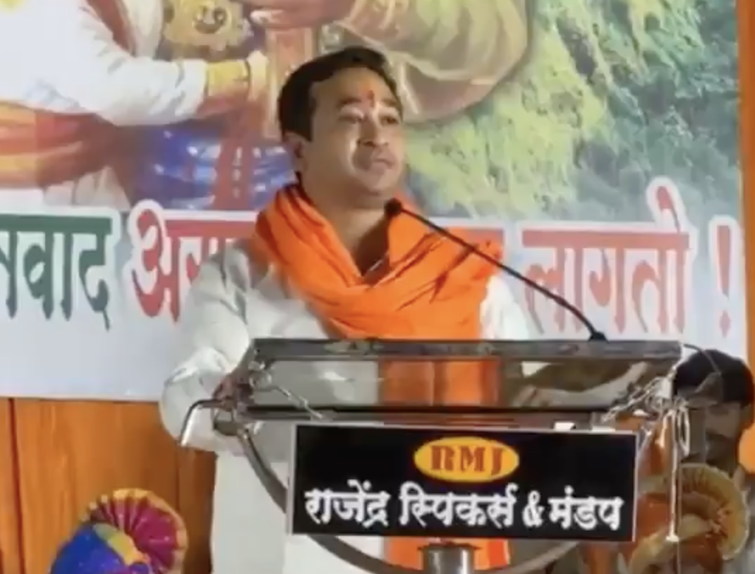 BJP MLA Nitesh Rane Calls for Expulsion of Muslims, Vows to Shut Down Slaughterhouses in Maharashtra