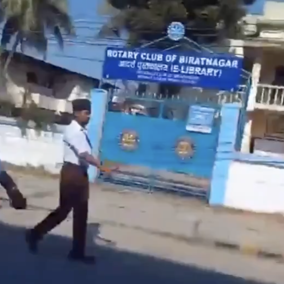 RSS-Affiliated Hindu Swayamsevak Sangh Holds Week-Long Training With Road March and Combat Drills