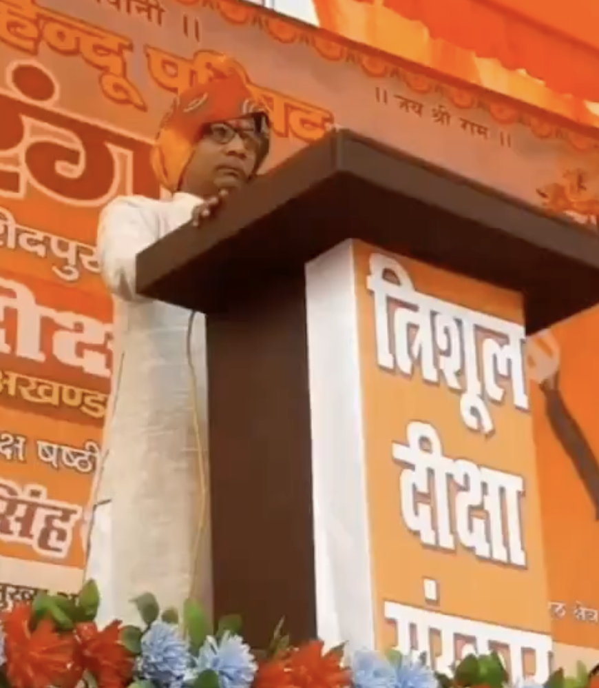 Bajrang Dal Leader at Trishul Deeksha Event Calls for ‘Akhand Bharat,’ Revives Hate Slogans Against Muslims